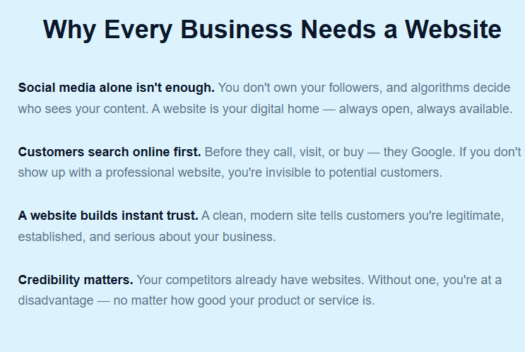 High-Converting Business Website (Ready to Launch in 24 Hours)
